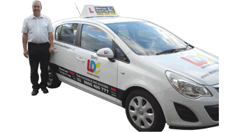 David Lee's driving school car